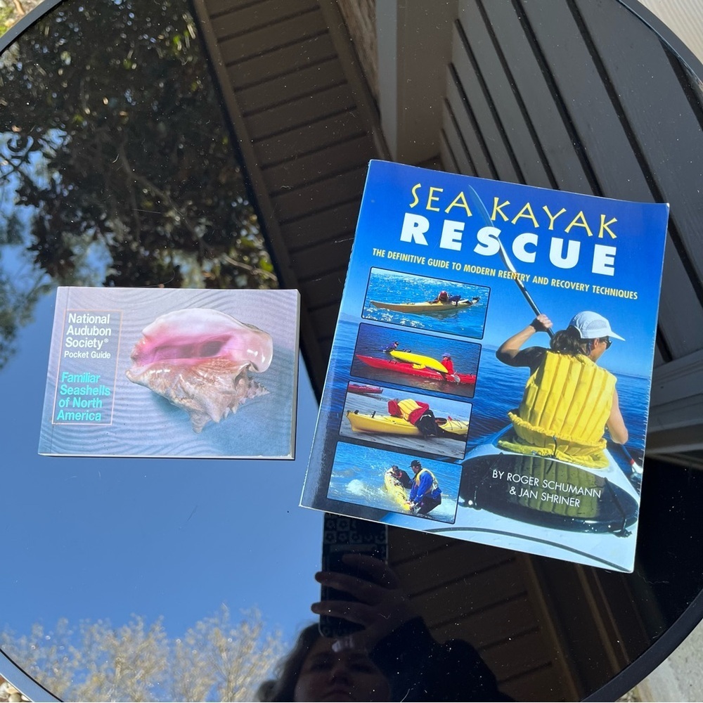 Sea Kayak Rescue Book and Seashells of North America Guide